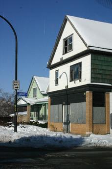 Paderewski Drive at Lombard looking towards Fillmore Avenue