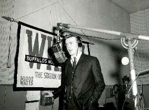 A young Tommy Shannon inside the main studios at 1430 Main Street