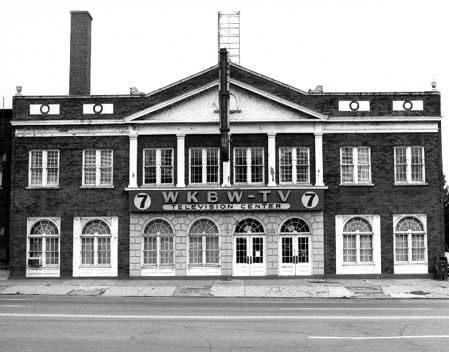 Once the home of the Churchill Tabernacle, 1420 Main Street became the home to WKBW-TV in 1958