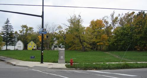 The site of George & Eddie's today. Photo taken by David Torke. Visit his Buffalo Blog at http://fixbuffalo.blogspot.com/