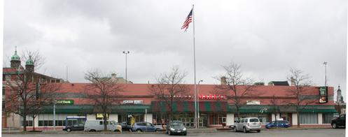 999 Broadway: The Broadway Market. Built as a combination market building and parking lot in 1955, is the last of the City's markets. Click image to learn more.