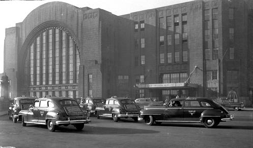 Montanas taxis were given a sweetheart contract to be the sole cab operators at the new Central Terminal station on the East Side; 200 trains a day were said to go through Buffalo, and Montanas taxis were the only ones allowed to pick up passengers that wanted a ride  Buffalo police even ticketed and towed other cab companies that sought fares from the train station.