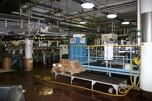 Bottling Works - cases of Dundee were on the line during our visit