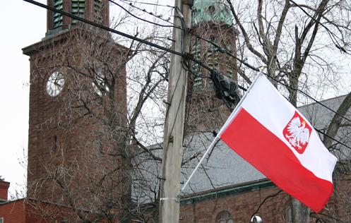 Flags in Polonia District: April 2011