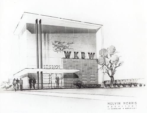 Pre-construction rendering of the Legendary home to Buffalo's Most Powerful Radio Station located at 1430 Main Street.