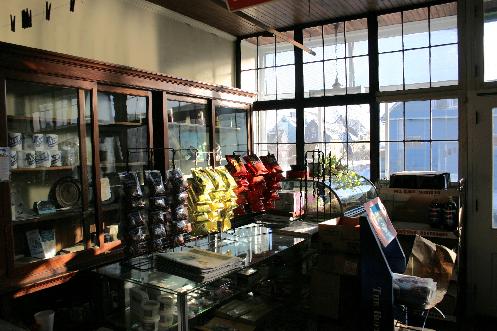 The interior of this corner store is vintage 1940s. Current owner and her family have operated this business for over 75 years. This picture was taken on Jan 3, 2009.